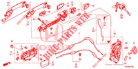 TUERSCHLOESSER, VORNE/AEUSSERER GRIFF  für Honda CR-V DIESEL 1.6 COMFORT 5 Türen 6 gang-Schaltgetriebe 2016
