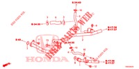 WASSERSCHLAUCH/HEIZUNGSSCHACHT (DIESEL) (1) für Honda CR-V DIESEL 1.6 COMFORT 5 Türen 6 gang-Schaltgetriebe 2016