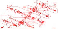 ANTRIEBSWELLE, VORNE/HALBWELLE (DIESEL) (2) für Honda CR-V DIESEL 1.6 COMFORT 5 Türen 9 gang automatikgetriebe 2016