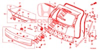 HECKKLAPPENPLATTE(2D)  für Honda CR-V DIESEL 1.6 COMFORT 5 Türen 9 gang automatikgetriebe 2016