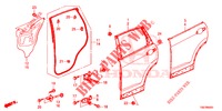 TUERBLECHE, HINTEN(4D)  für Honda CR-V DIESEL 1.6 COMFORT 5 Türen 9 gang automatikgetriebe 2016