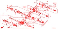 ANTRIEBSWELLE, VORNE/HALBWELLE (DIESEL) (2) für Honda CR-V DIESEL 1.6 ELEGANCE 5 Türen 6 gang-Schaltgetriebe 2016