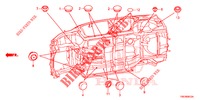 GUMMITUELLE (INFERIEUR) für Honda CR-V DIESEL 1.6 ELEGANCE 5 Türen 6 gang-Schaltgetriebe 2016