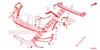 HINTERER STOSSFAENGER  für Honda CR-V DIESEL 1.6 ELEGANCE 5 Türen 6 gang-Schaltgetriebe 2016