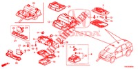 INNENLEUCHTE  für Honda CR-V DIESEL 1.6 ELEGANCE 5 Türen 6 gang-Schaltgetriebe 2016