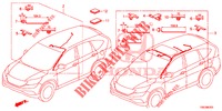 KABELBAUM (LH) (4) für Honda CR-V DIESEL 1.6 ELEGANCE 5 Türen 6 gang-Schaltgetriebe 2016
