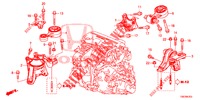 MOTORBEFESTIGUNGEN (DIESEL) (1) für Honda CR-V DIESEL 1.6 ELEGANCE 5 Türen 6 gang-Schaltgetriebe 2016