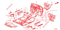 BODENMATTE/ISOLATOR (2) für Honda CR-V DIESEL 1.6 ELEGANCE 5 Türen 9 gang automatikgetriebe 2016