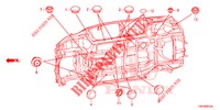 GUMMITUELLE (INFERIEUR) für Honda CR-V DIESEL 1.6 ELEGANCE 5 Türen 9 gang automatikgetriebe 2016