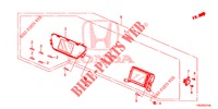 MITTLERES DISPLAY (LH) für Honda CR-V DIESEL 1.6 ELEGANCE 5 Türen 9 gang automatikgetriebe 2016
