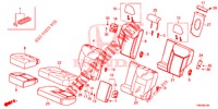 RUECKSITZ/SITZGURT,(2D)  für Honda CR-V DIESEL 1.6 ELEGANCE 5 Türen 9 gang automatikgetriebe 2016
