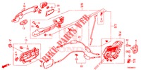 TUERSCHLOESSER, HINTEN/AEUSSERER GRIFF  für Honda CR-V DIESEL 1.6 EXECUTIVE NAVI 4WD 5 Türen 6 gang-Schaltgetriebe 2016