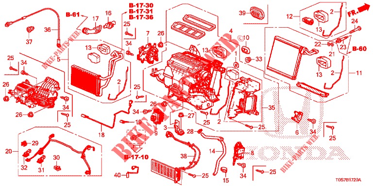 HEIZUNGSEINHEIT (LH) für Honda CR-V DIESEL 1.6 EXECUTIVE NAVI 4WD 5 Türen 6 gang-Schaltgetriebe 2016