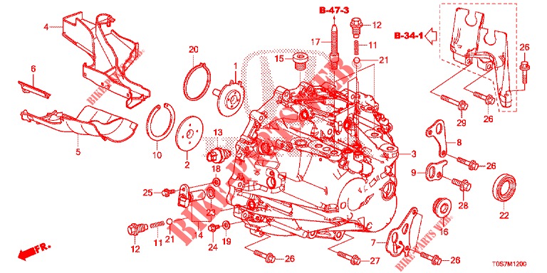 SERVOLENKGETRIEBE (DIESEL) (1) für Honda CR-V DIESEL 1.6 EXECUTIVE NAVI 4WD 5 Türen 6 gang-Schaltgetriebe 2016