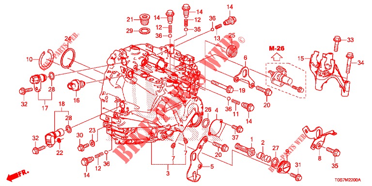 SERVOLENKGETRIEBE (DIESEL) (2) für Honda CR-V DIESEL 1.6 EXECUTIVE NAVI 4WD 5 Türen 6 gang-Schaltgetriebe 2016