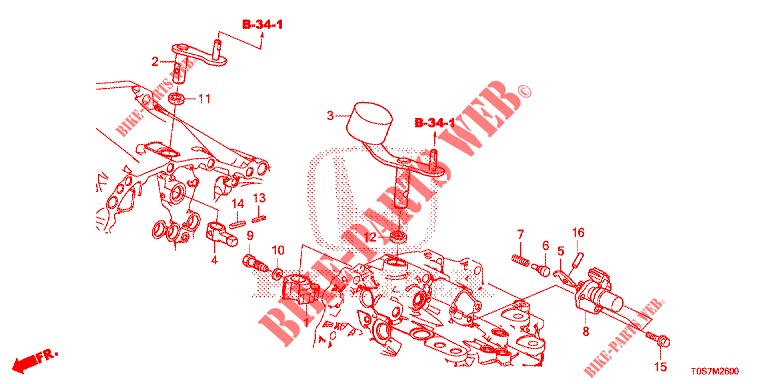 VORDERER STABILISATOR / UNTERER VORDERER ARM (2) für Honda CR-V DIESEL 1.6 EXECUTIVE NAVI 4WD 5 Türen 6 gang-Schaltgetriebe 2016