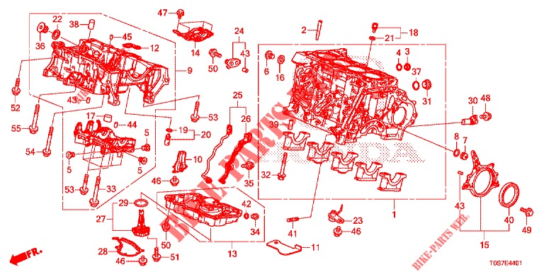 ZYLINDERBLOCK/OELWANNE (DIESEL) (2) für Honda CR-V DIESEL 1.6 EXECUTIVE NAVI 4WD 5 Türen 6 gang-Schaltgetriebe 2016