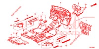 BODENMATTE/ISOLATOR (2) für Honda CR-V DIESEL 1.6 EXECUTIVE NAVI 4WD 5 Türen 9 gang automatikgetriebe 2016