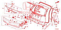 HECKKLAPPENPLATTE(2D)  für Honda CR-V DIESEL 1.6 EXECUTIVE NAVI 4WD 5 Türen 9 gang automatikgetriebe 2016