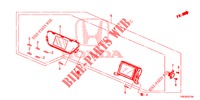 MITTLERES DISPLAY (LH) für Honda CR-V DIESEL 1.6 EXECUTIVE NAVI 4WD 5 Türen 9 gang automatikgetriebe 2016