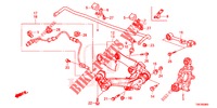 UNTERER ARM, HINTEN/FUEHRUNGSARM  für Honda CR-V DIESEL 1.6 EXECUTIVE NAVI 4WD 5 Türen 9 gang automatikgetriebe 2016