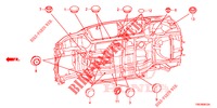 GUMMITUELLE (INFERIEUR) für Honda CR-V DIESEL 1.6 EXCLUSIVE NAVI 4WD 5 Türen 6 gang-Schaltgetriebe 2016