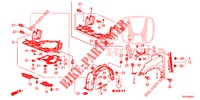 KOTFLUEGEL, VORNE (2) für Honda CR-V DIESEL 1.6 EXCLUSIVE NAVI 4WD 5 Türen 6 gang-Schaltgetriebe 2016
