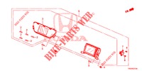 MITTLERES DISPLAY (LH) für Honda CR-V DIESEL 1.6 EXCLUSIVE NAVI 4WD 5 Türen 6 gang-Schaltgetriebe 2016