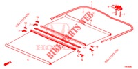 SONNENBLENDENTEILE  für Honda CR-V DIESEL 1.6 EXCLUSIVE NAVI 4WD 5 Türen 6 gang-Schaltgetriebe 2016