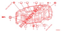 GUMMITUELLE (INFERIEUR) für Honda CR-V DIESEL 1.6 EXCLUSIVE NAVI 4WD 5 Türen 9 gang automatikgetriebe 2016