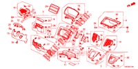 INSTRUMENT, ZIERSTUECK (COTE DE CONDUCTEUR) (LH) für Honda CR-V DIESEL 1.6 EXCLUSIVE NAVI 4WD 5 Türen 9 gang automatikgetriebe 2016