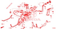 KRAFTSTOFFEINFUELLROHR (DIESEL) für Honda CR-V DIESEL 1.6 EXCLUSIVE NAVI 4WD 5 Türen 9 gang automatikgetriebe 2016