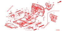 BODENMATTE/ISOLATOR  für Honda CR-V DIESEL 1.6 COMFORT 5 Türen 6 gang-Schaltgetriebe 2017