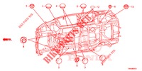 GUMMITUELLE (INFERIEUR) für Honda CR-V DIESEL 1.6 COMFORT 5 Türen 6 gang-Schaltgetriebe 2017