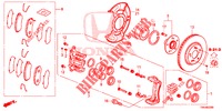 VORDERRADBREMSE (1) für Honda CR-V DIESEL 1.6 COMFORT 5 Türen 6 gang-Schaltgetriebe 2017