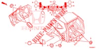GUMMITUELLE (ARRIERE) für Honda CR-V DIESEL 1.6 ELEGANCE 5 Türen 9 gang automatikgetriebe 2017