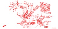 WASSERPUMPE/THERMOSTAT (DIESEL) für Honda CR-V DIESEL 1.6 EXECUTIVE NAVI 5 Türen 6 gang-Schaltgetriebe 2017