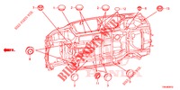 GUMMITUELLE (INFERIEUR) für Honda CR-V DIESEL 1.6 EXECUTIVE NAVI 5 Türen 9 gang automatikgetriebe 2017