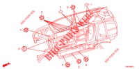 GUMMITUELLE (INFERIEUR) für Honda CR-V HYBRID 2.0 BASE 5 Türen E-CVT 2019