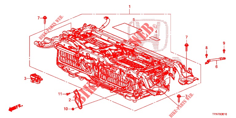 BATTERIEBLOCK für Honda CR-V HYBRID 2.0 BASE 5 Türen E-CVT 2019