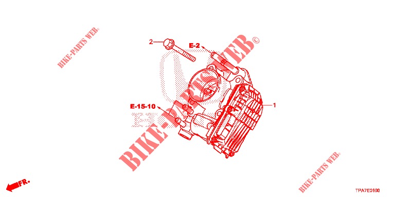 DROSSELKLAPPENGEHAEUSE('84,'85)  für Honda CR-V HYBRID 2.0 BASE 5 Türen E-CVT 2019