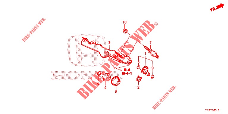 KRAFTSTOFFEINSPRITZUNG('84,'85)  für Honda CR-V HYBRID 2.0 BASE 5 Türen E-CVT 2019