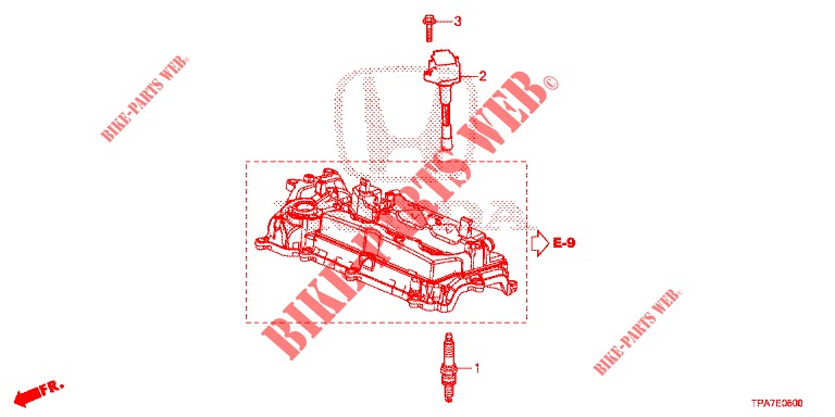 STOPFEN, OBERE SPULE/STOEPSEL  für Honda CR-V HYBRID 2.0 BASE 5 Türen E-CVT 2019