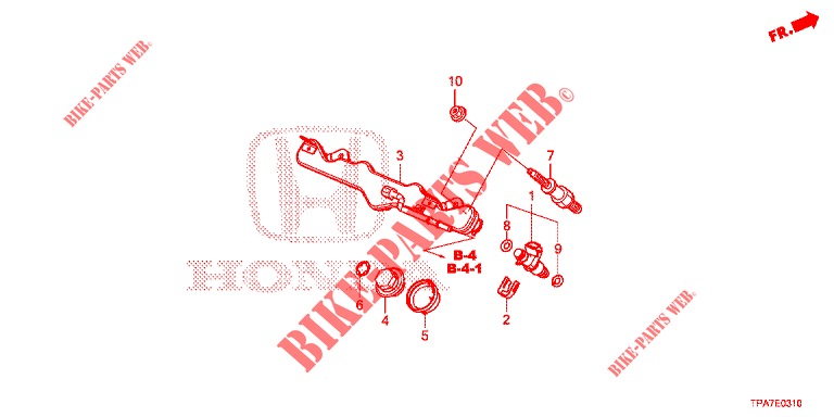 KRAFTSTOFFEINSPRITZUNG('84,'85)  für Honda CR-V HYBRID 2.0 MID 5 Türen E-CVT 2019