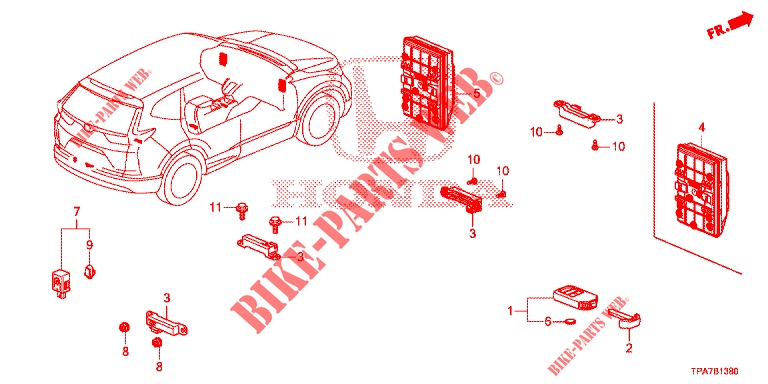 MODUL EINHEIT KAROSSERIESTEUERUNG für Honda CR-V HYBRID 2.0 MID 5 Türen E-CVT 2019