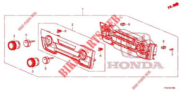 REGELUNG, AUTOM.         KLIMAANLAGE (1) für Honda CR-V HYBRID 2.0 MID 5 Türen E-CVT 2019