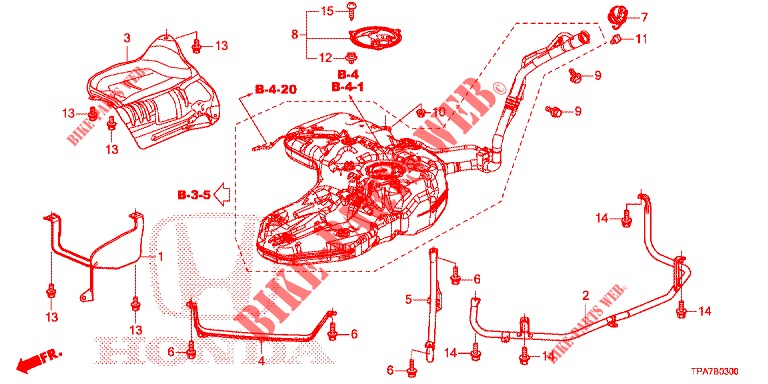 SCHUTZKRAFTSTOFFTANK für Honda CR-V HYBRID 2.0 MID 5 Türen E-CVT 2019