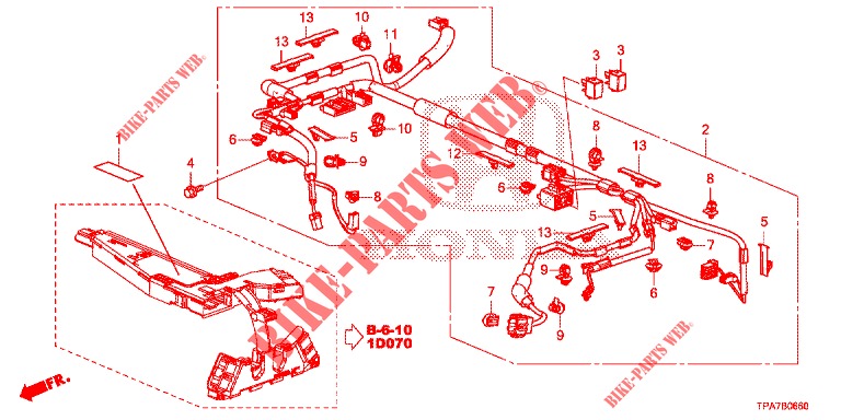 HARNESS IP ADRESSE für Honda CR-V HYBRID 2.0 TOP 5 Türen E-CVT 2019