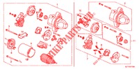 ANLASSERKOMPONENTE (MITSUBA) für Honda CR-Z IMA BASE 3 Türen 6 gang-Schaltgetriebe 2012