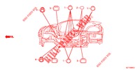 GUMMITUELLE (INFERIEUR) für Honda CR-Z IMA BASE 3 Türen 6 gang-Schaltgetriebe 2012